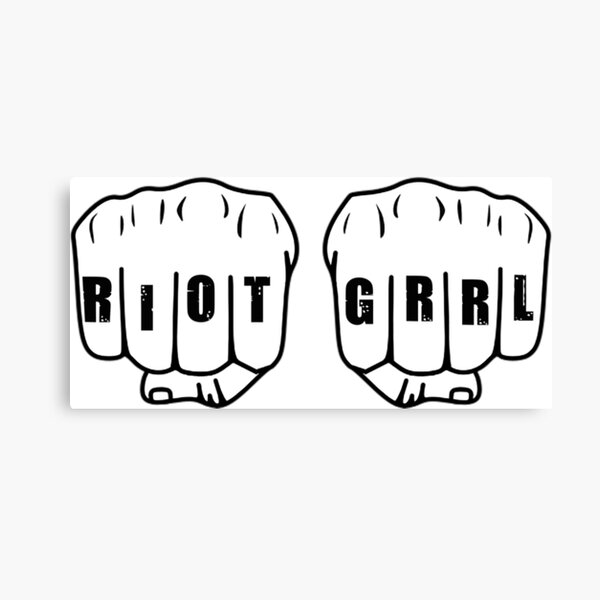 Artikel-Vorschau von Riot Grrrl Knuckle Tattoo, designt und verkauft von JigsawYouth.