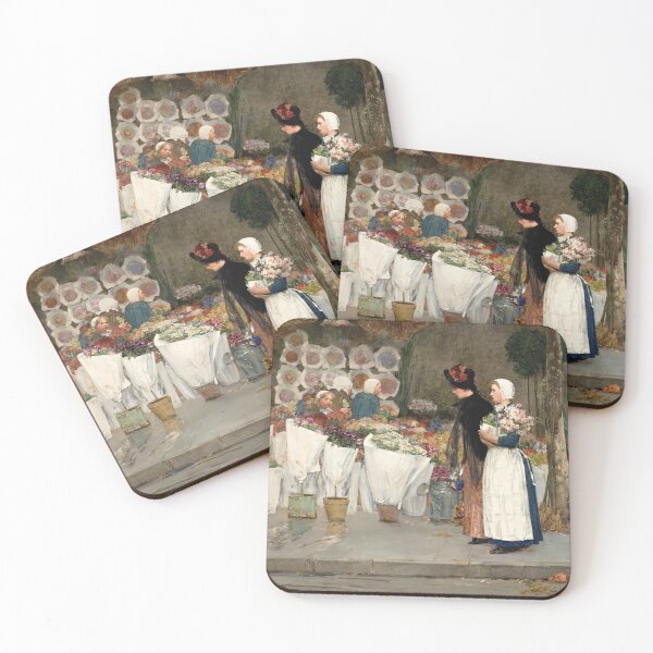 Item preview, Childe Hassam - At the Florist designed and sold by Impressionist Masters.