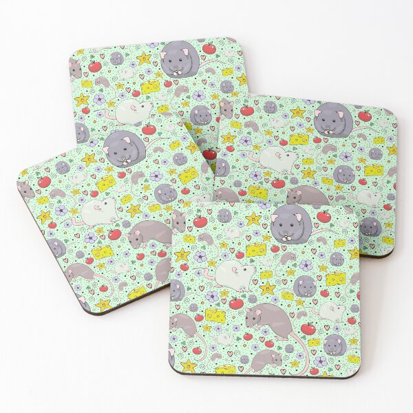Item preview, Rats and Mice in Green designed and sold by Nemki.