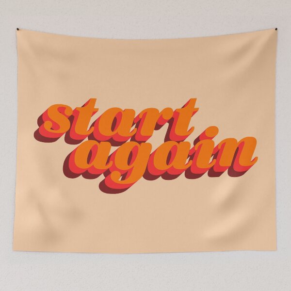 Item preview, Start Again designed and sold by lumographica.