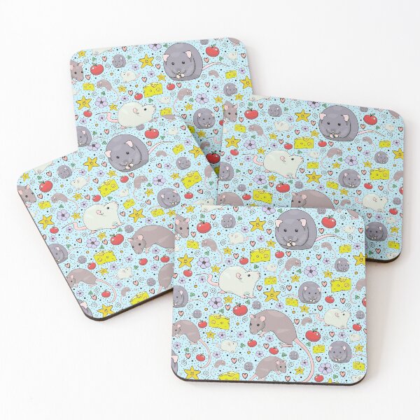 Item preview, Rats and Mice in Blue designed and sold by Nemki.