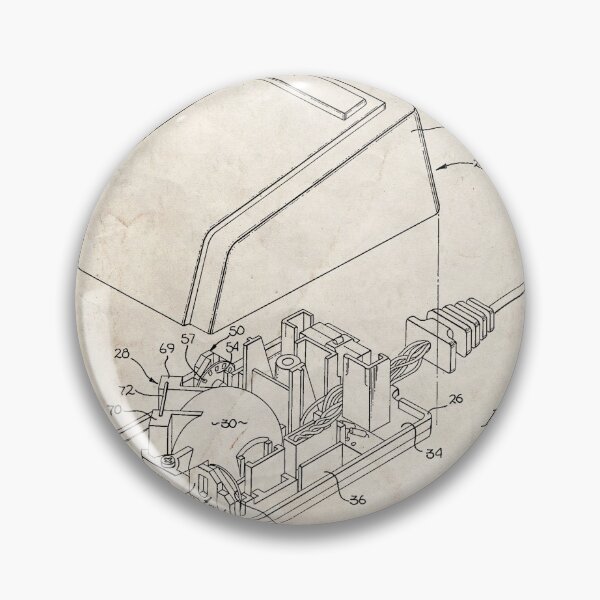 Item preview, First Computer Mouse US Patent Art Apple Steve Jobs 1984 designed and sold by Stephen Chambers / The Pop Art Factory.