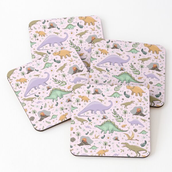 Item preview, Dinosaurs in Pink designed and sold by Nemki.