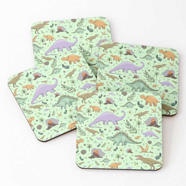 Item preview, Dinosaurs in Green designed and sold by Nemki.
