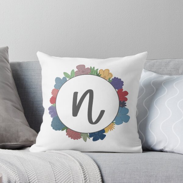 Item preview, N Floral Monogram designed and sold by katiedee.