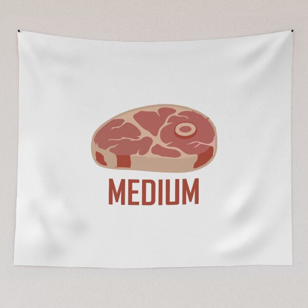 Item preview, Medium steak bbq matching food grilling gift men women kids designed and sold by hadleydesigns.