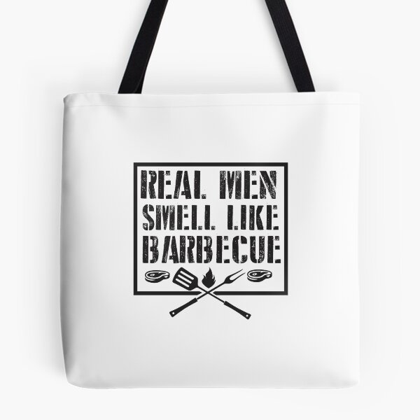 Item preview, Real men smell like barbecue bbq meat funny grilling gift designed and sold by hadleydesigns.