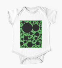 Random Tiling Green One Piece - Short Sleeve