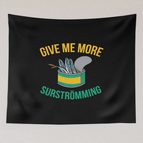Item preview, Give Me More Surströmming Challenge Viking Fish designed and sold by MooonTees.