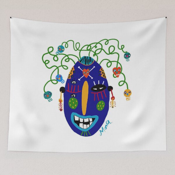 Item preview, crazy face designed and sold by Eltallerdemona.