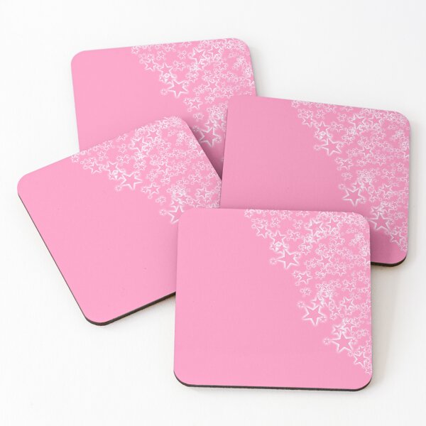 Item preview, White Stars on Pink Background designed and sold by ByJezie.