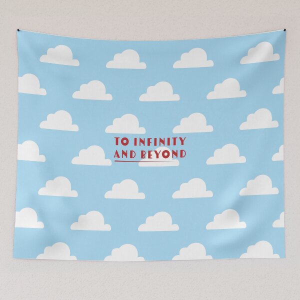 Item preview, To Infinity and Beyond Clouds Illustration designed and sold by Pluto Studio.