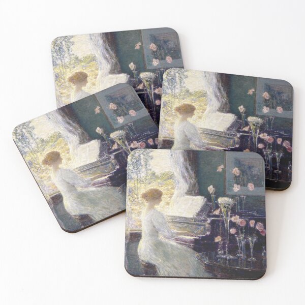 Item preview, Childe Hassam - The Sonata designed and sold by Impressionist Masters.