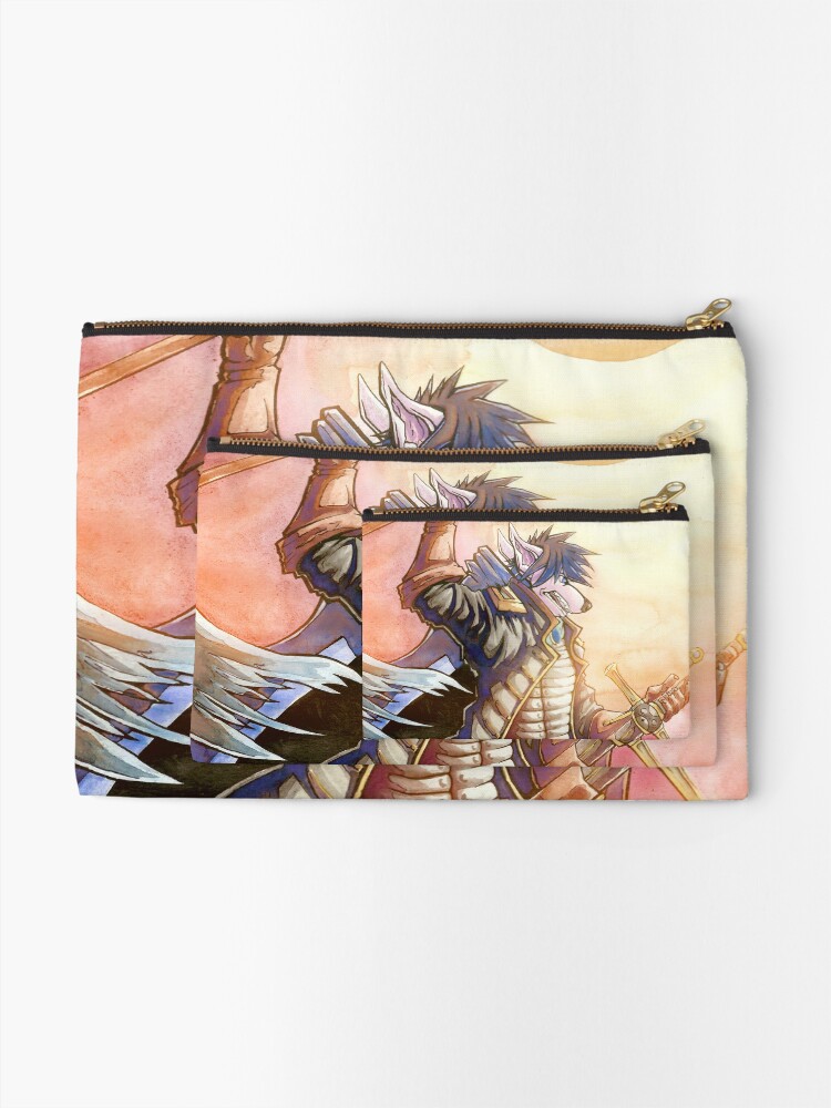 Thumbnail 2 of 4, Zipper Pouch, Conqueror designed and sold by Boneitis.