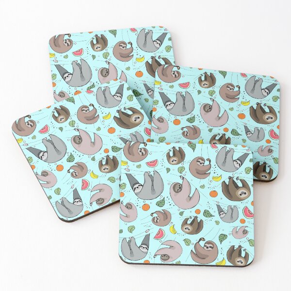 Item preview, Sloths in Blue designed and sold by Nemki.