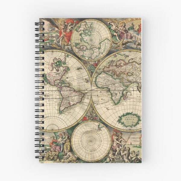 Item preview, Ancient World Map designed and sold by paperboundlove.