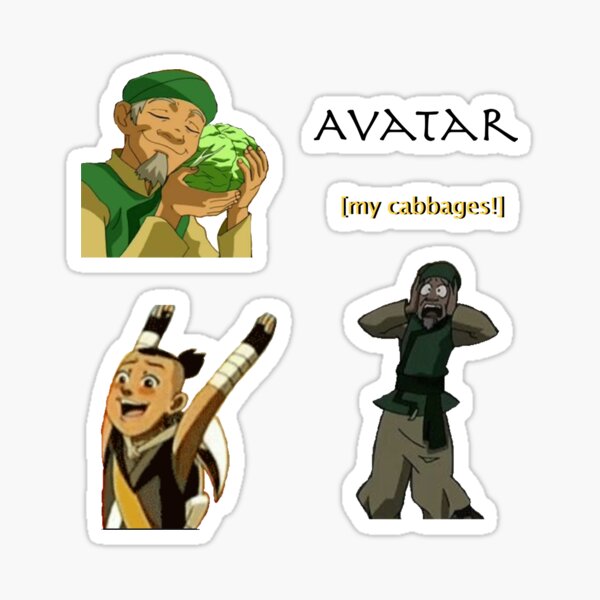 Avatar The Last Airbender funny pack Sticker