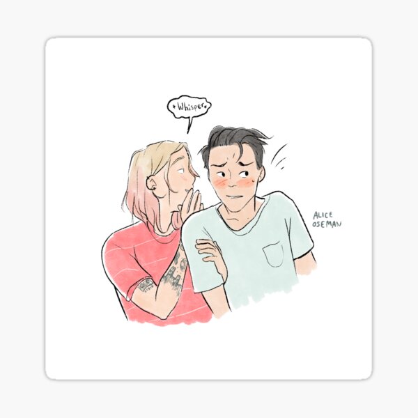 Vista previa del artículo con la obra «Aled y Daniel», diseñado y vendido por aliceoseman.