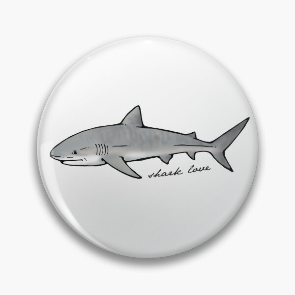 Item preview, shark love designed and sold by RedCloudDesign.