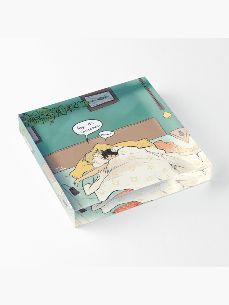 Thumbnail 3 of 5, Acrylic Block, Christmas Morning with Nick and Charlie designed and sold by Alice Oseman.