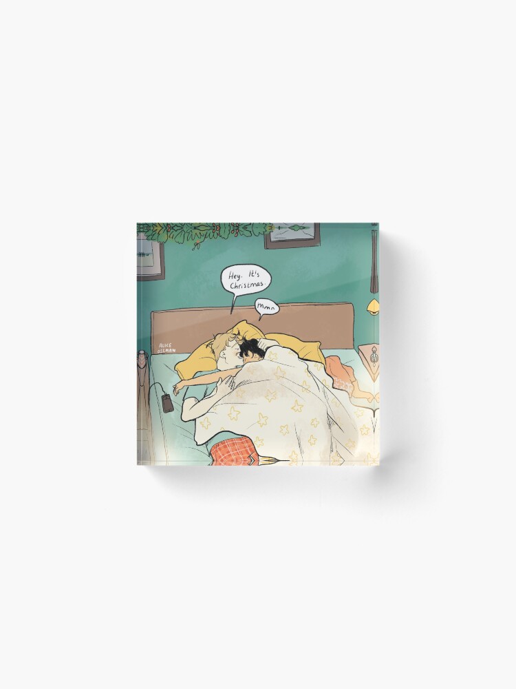 Thumbnail 2 of 5, Acrylic Block, Christmas Morning with Nick and Charlie designed and sold by Alice Oseman.