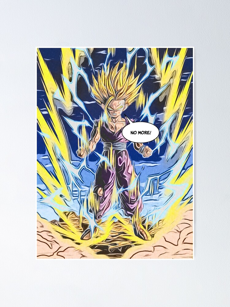 Gohan super saiyan 2  Art Board Print for Sale by fitainment