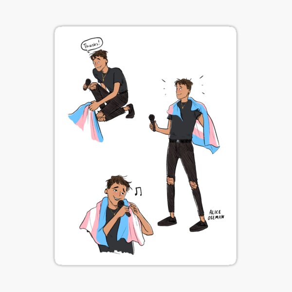Vista previa del artículo con la obra «Trans Rights Jimmy», diseñado y vendido por aliceoseman.