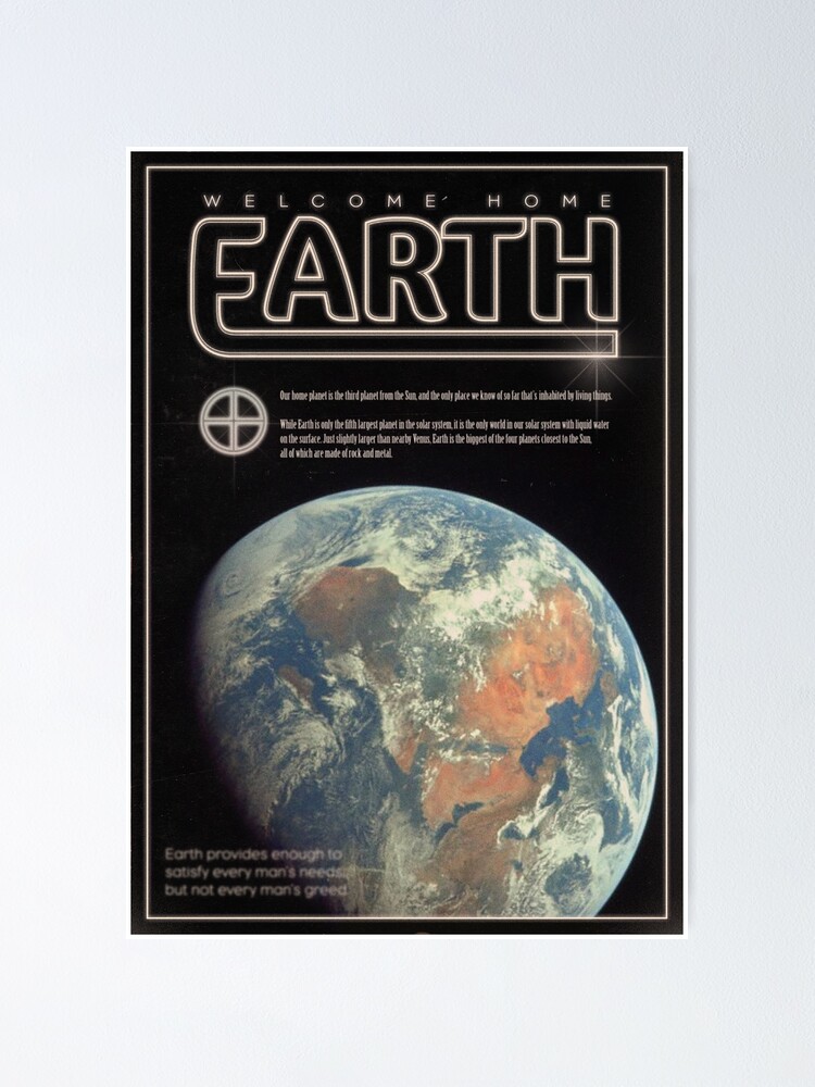 "Vintage Earth" Poster for Sale by geedohdesign Redbubble