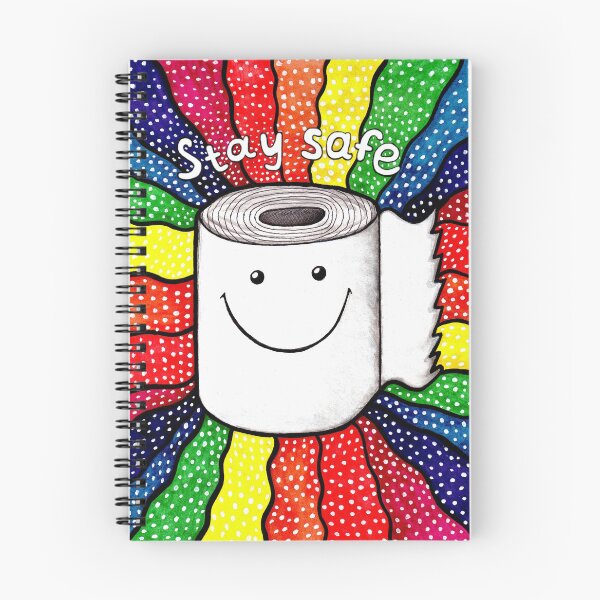 Item preview, Happy Toilet Paper Roll Stay Safe designed and sold by Dinalevinart.