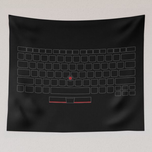 Item preview, Keyboard Motif on Black designed and sold by Zern Liew.