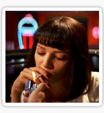 Mia Wallace Pulp Fiction Sticker