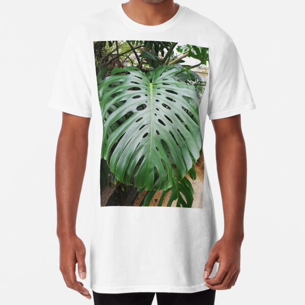 Large green leaf Long T-Shirt