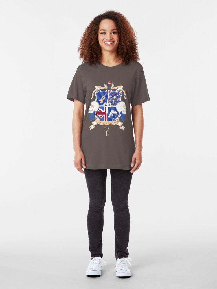 Alternate view of Sherlock's School of Deduction Slim Fit T-Shirt