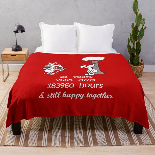 Item preview, 21st Wedding Anniversary Gift For Him Her 21 Years Together 21st Year Of Marriage Anniversary Funny Couple Matching designed and sold by FunnySunny T-Shirts.