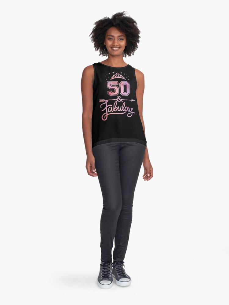 Women 50 Years Old And Fabulous Happy 50th Birthday print