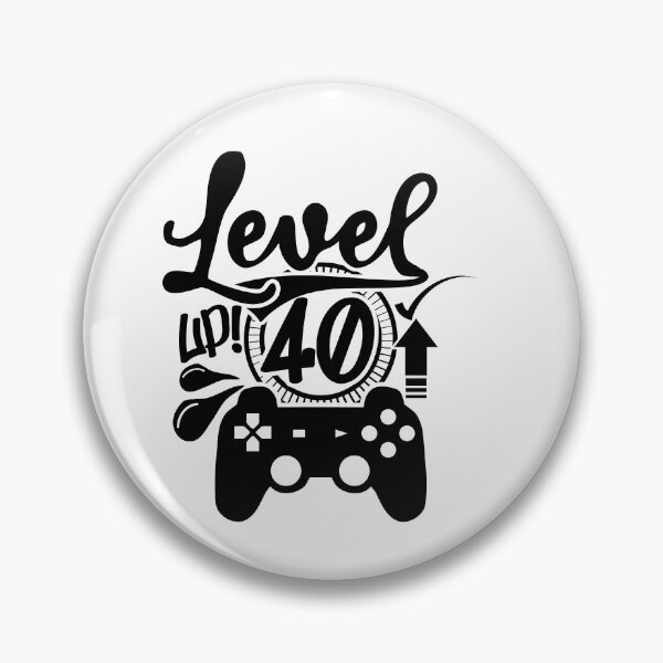 Aperçu de l'œuvre Niveau 40! 40e anniversaire créée et vendue par Cutebutfunny.
