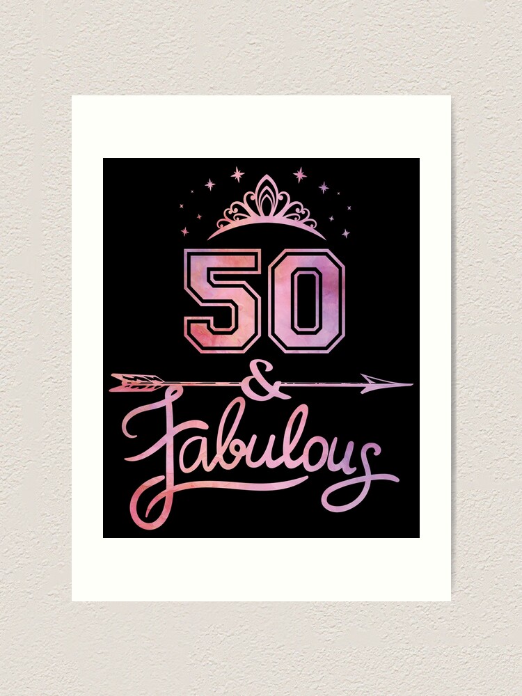 50th Birthday Queen 50 Years Old Woman Floral Bday Theme graphic by Art  Grabitees