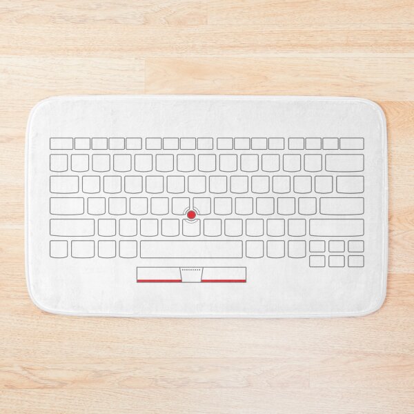 Item preview, Keyboard Motif on White designed and sold by Zern Liew.