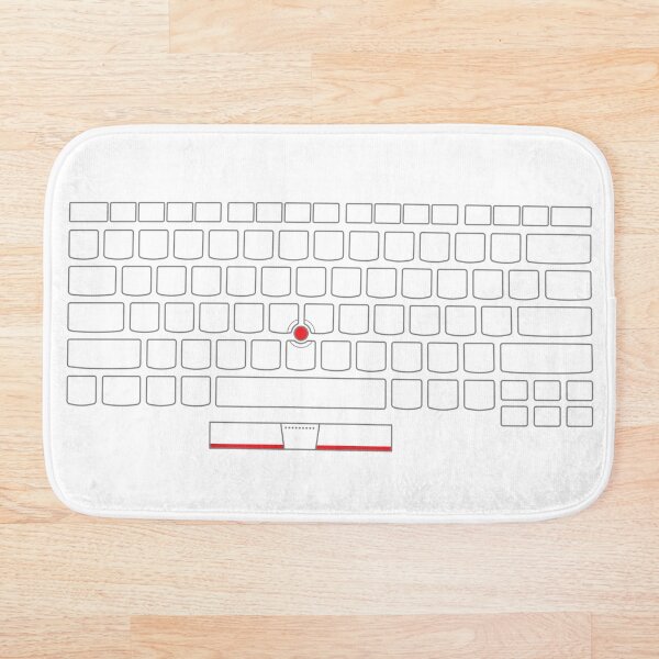 Item preview, Keyboard Motif on White designed and sold by Zern Liew.