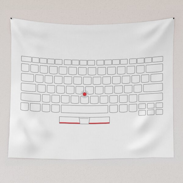 Item preview, Keyboard Motif on White designed and sold by Zern Liew.