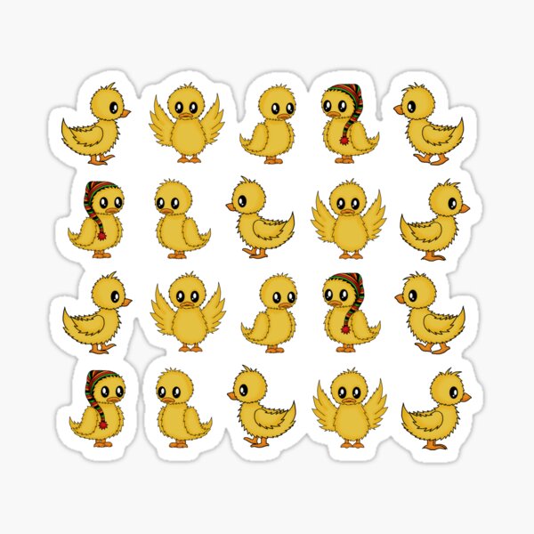 herzige Enten Sticker