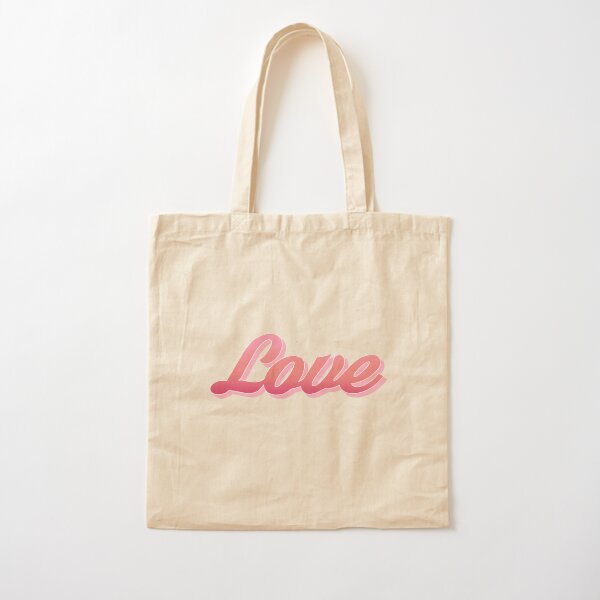 LOVE Cotton Tote Bag