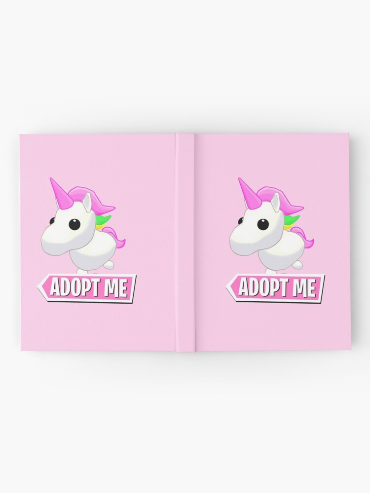 Adopt Me Unicorn Hardcover Journal By Pickledjo Redbubble