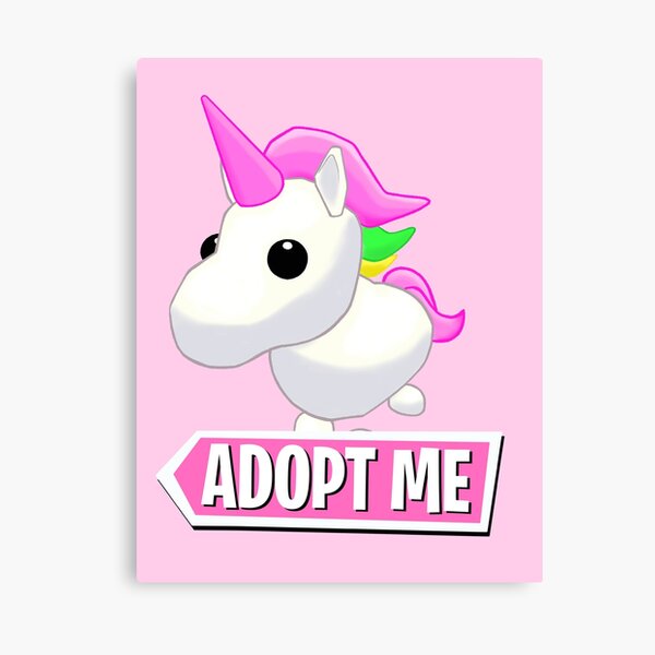 Unicorn Roblox Canvas Prints Redbubble - karinaomg roblox bloxburg unicorn