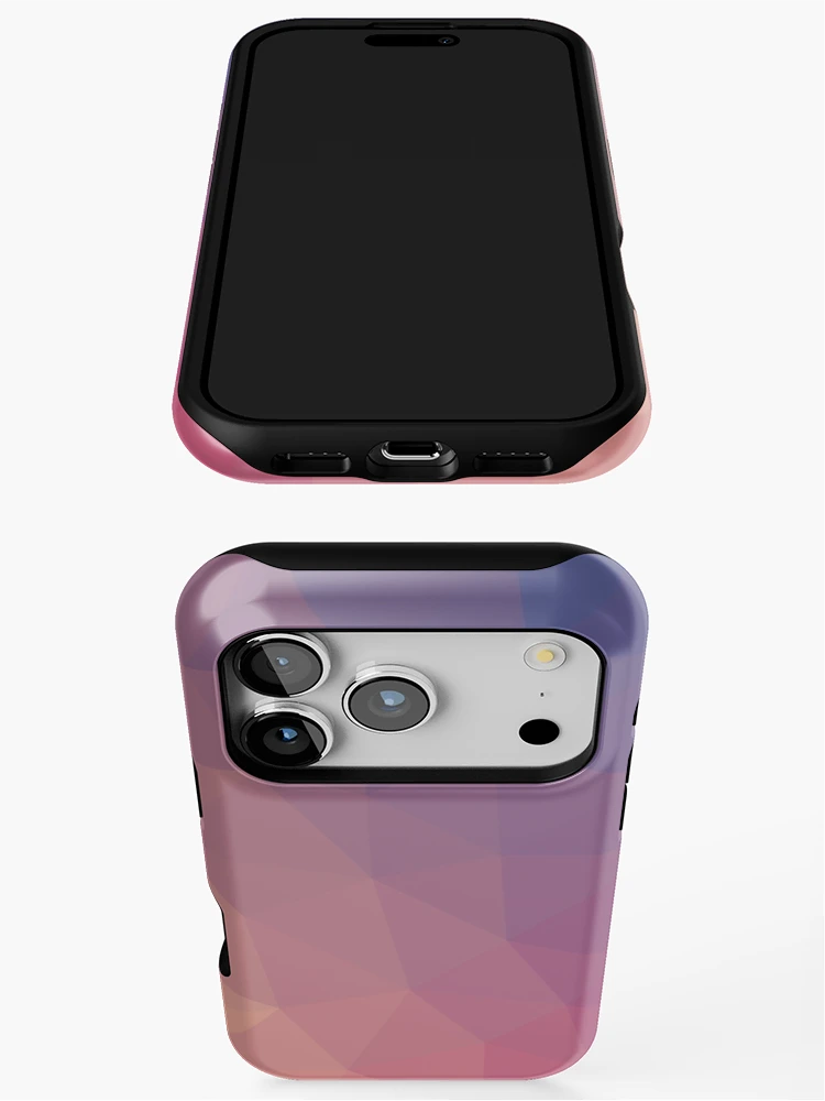 Thumbnail 3 of 4, iPhone Case, Geometric Gradient Pattern Mesh designed and sold by PrayingManTees.