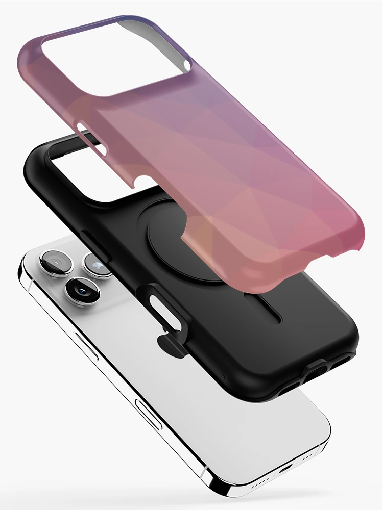 Thumbnail 2 of 4, iPhone Case, Geometric Gradient Pattern Mesh designed and sold by PrayingManTees.