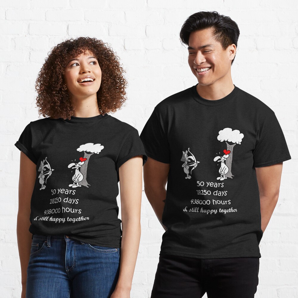 50th wedding anniversary t shirts funny