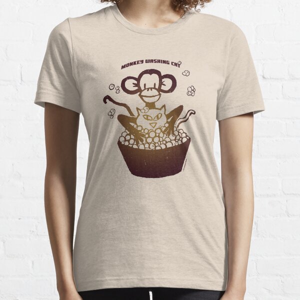 Davenport Johnson "Monkey Washing Cat" T-shirt Essential T-Shirt