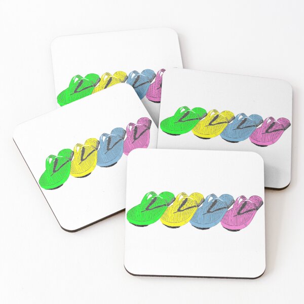 Item preview, Colorful flip flops summer time designed and sold by Zwuck.