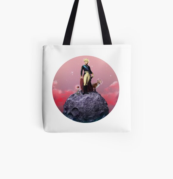 EL PRINCIPITO Bolsa estampada de tela